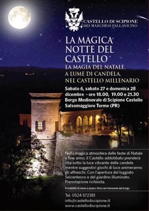 La magia del Natale nel Castello di Scipione dei Marchesi Pallavicino?