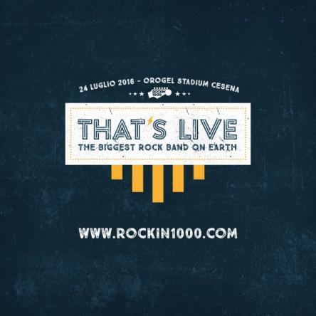 Rockin'1000 - That's Live