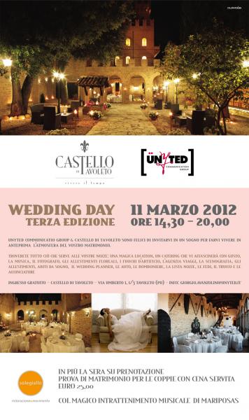 WEDDING DAY TERZA EDIZIONE AL CASTELLO DI TAVOLETO