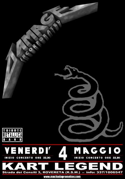Damage Incorporated: Metallica Tribute Band