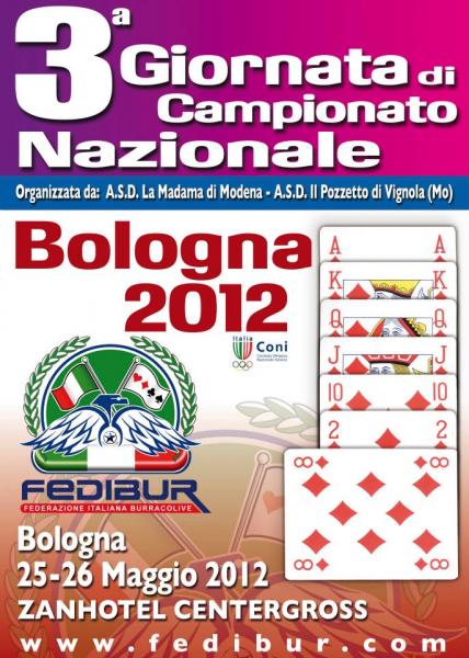 BURRACO FEDIBUR® 3' giornata Campionato Nazionale
