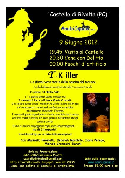 Cena con delitto al castello di Rivalta