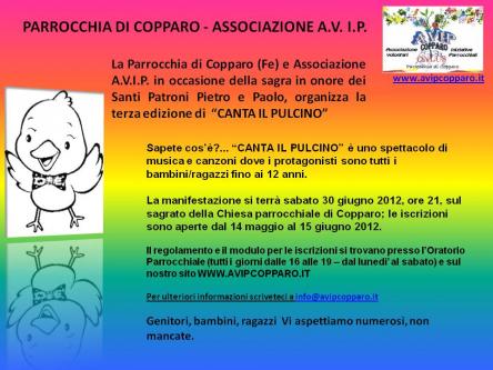 Canta il pulcino