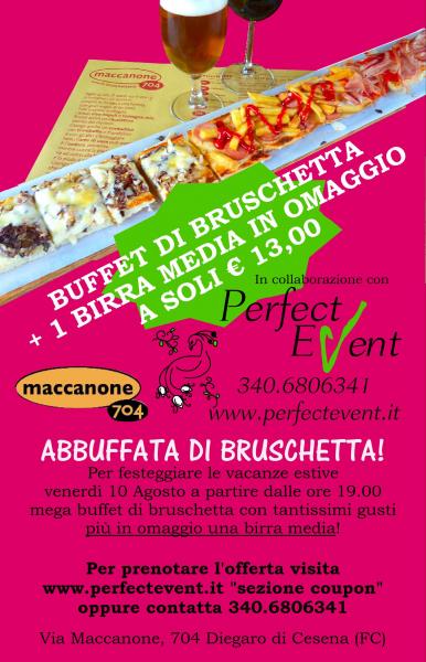 Abbuffata di bruschetta