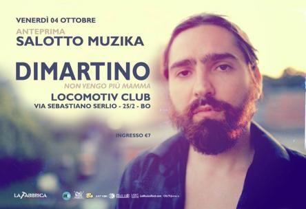 DIMARTINO in concerto a  Salotto Muzika Bologna