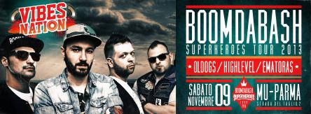 9/11? BOOMDABASH-SUPERHEROES TOUR? @Circolo MU.