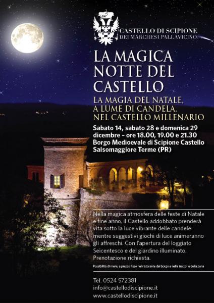 La magia del Natale nel Castello di Scipione dei Marchesi Pallavicino?