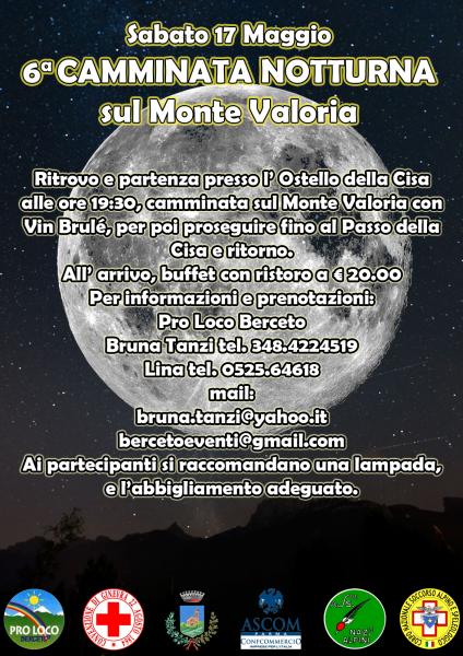 Camminata ed escursione notturna