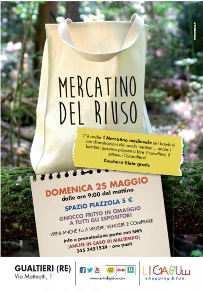 EVENTI DEL FINE SETTIMANA: DOMENICA 25 MERCATINO DEL RIUSO E MERCATINO MEDIOEVALE