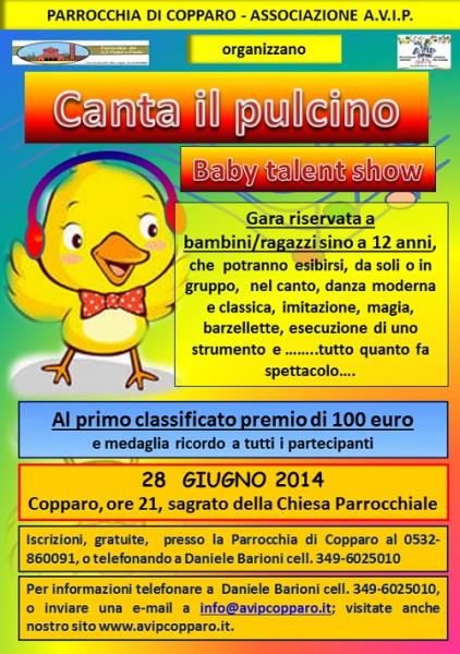CANTA IL PULCINO 2014