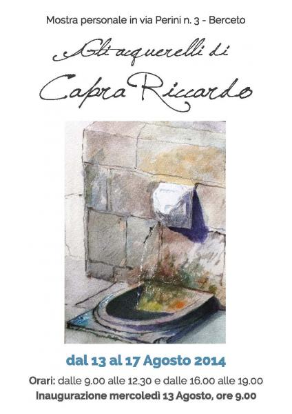 Gli acquerelli di Capra Riccardo