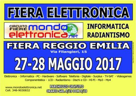 MONDOELETTRONICA REGGIO EMILIA & MOSTRA DEL FUMETTO