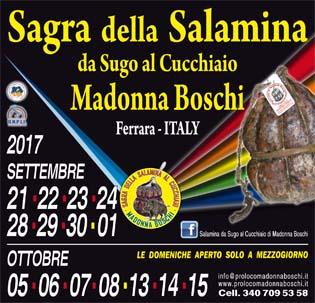 Sagra della Salamina da sugo al cucchiaio di Madonna Boschi (FE)