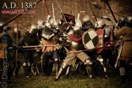 A.D 1387 - Battaglia a Terra del Sole