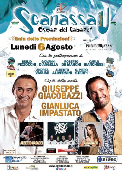 Sganassau Oscar del Cabaret 2018