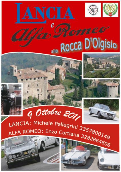 Lancia e Alfa Romeo alla Rocca d'Olgisio