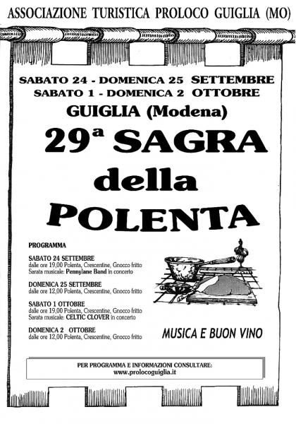 29^ Sagra della Polenta