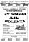 29^ Sagra della Polenta